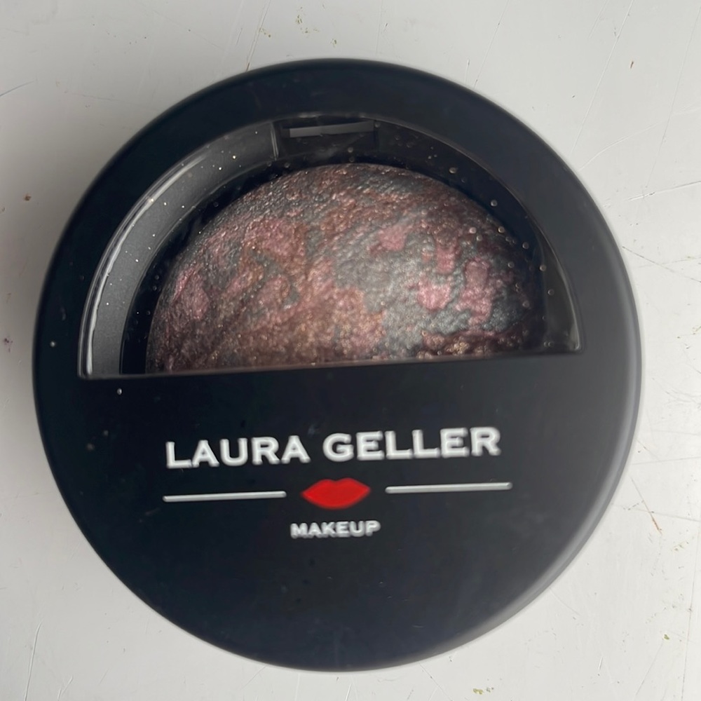 Laura Geller makeup baked marble full size eyeshadow toasty pink brand new - Picture 1 of 4